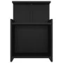 Bedside tables 2 units plywood black 40x35x60 cm by vidaXL, Nightstands - Ref: Foro24-806178, Price: 53,65 €, Discount: %