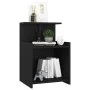 Bedside tables 2 units plywood black 40x35x60 cm by vidaXL, Nightstands - Ref: Foro24-806178, Price: 53,65 €, Discount: %