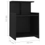 Bedside tables 2 units plywood black 40x35x60 cm by vidaXL, Nightstands - Ref: Foro24-806178, Price: 53,65 €, Discount: %