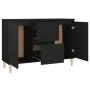 Aparador de madera ingeniería negro 101x35x70 cm de vidaXL, Aparadores - Ref: Foro24-806104, Precio: 89,95 €, Descuento: %