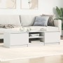 Mueble para TV madera contrachapada blanco 140x40x35,5 cm en Muebles TV | Comprar online en Foru.es