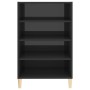 Aparador de madera contrachapada gris brillante 57x35x90 cm de vidaXL, Aparadores - Ref: Foro24-806129, Precio: 43,54 €, Desc...