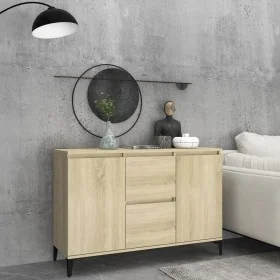 Aparador madera contrachapada color roble Sonoma 104x35x70 cm de vidaXL, Aparadores - Ref: Foro24-806115, Precio: 96,44 €, De...