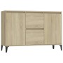 Aparador madera contrachapada color roble Sonoma 104x35x70 cm de vidaXL, Aparadores - Ref: Foro24-806115, Precio: 95,14 €, De...