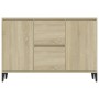 Aparador madera contrachapada color roble Sonoma 104x35x70 cm de vidaXL, Aparadores - Ref: Foro24-806115, Precio: 95,14 €, De...
