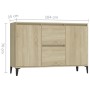Aparador madera contrachapada color roble Sonoma 104x35x70 cm de vidaXL, Aparadores - Ref: Foro24-806115, Precio: 95,14 €, De...