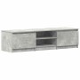 Mueble de TV madera contrachapada gris hormigón 140x40x35,5 cm en Muebles TV | Comprar online en Foru.es