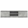Mueble de TV madera contrachapada gris hormigón 140x40x35,5 cm en Muebles TV | Comprar online en Foru.es