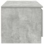 Mueble de TV madera contrachapada gris hormigón 140x40x35,5 cm en Muebles TV | Comprar online en Foru.es