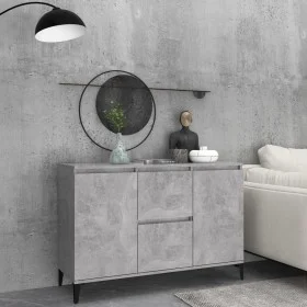 Aparador de madera contrachapada gris hormigón 104x35x70 cm de vidaXL, Aparadores - Ref: Foro24-806116, Precio: 90,85 €, Desc...