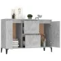 Aparador de madera contrachapada gris hormigón 104x35x70 cm de vidaXL, Aparadores - Ref: Foro24-806116, Precio: 90,85 €, Desc...