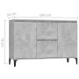 Aparador de madera contrachapada gris hormigón 104x35x70 cm de vidaXL, Aparadores - Ref: Foro24-806116, Precio: 90,85 €, Desc...