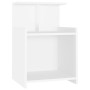 Mesitas de noche 2 uds madera contrachapada blanco 40x35x60 cm de vidaXL, Mesitas de noche - Ref: Foro24-806176, Precio: 53,0...