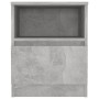 Mesita de noche madera ingeniería gris hormigón 40x40x50 cm de vidaXL, Mesitas de noche - Ref: Foro24-806165, Precio: 35,51 €...