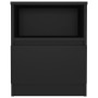 Mesita de noche madera contrachapada negro 40x40x50 cm de vidaXL, Mesitas de noche - Ref: Foro24-806159, Precio: 41,78 €, Des...