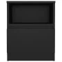 Mesita de noche madera contrachapada negro 40x40x50 cm de vidaXL, Mesitas de noche - Ref: Foro24-806159, Precio: 41,22 €, Des...