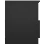 Mesita de noche madera contrachapada negro 40x40x50 cm de vidaXL, Mesitas de noche - Ref: Foro24-806159, Precio: 41,22 €, Des...