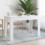 Mesa de comedor de madera contrachapada blanco 120x60x76 cm en Mesas de comedor | Comprar online en Foru.es