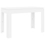 Mesa de comedor de madera contrachapada blanco 120x60x76 cm en Mesas de comedor | Comprar online en Foru.es