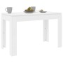 Mesa de comedor de madera contrachapada blanco 120x60x76 cm en Mesas de comedor | Comprar online en Foru.es