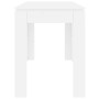 Mesa de comedor de madera contrachapada blanco 120x60x76 cm en Mesas de comedor | Comprar online en Foru.es