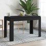 Mesa de comedor de madera contrachapada negro 120x60x76 cm en Mesas de comedor | Comprar online en Foru.es