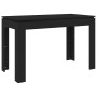 Mesa de comedor de madera contrachapada negro 120x60x76 cm en Mesas de comedor | Comprar online en Foru.es