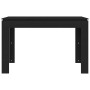 Mesa de comedor de madera contrachapada negro 120x60x76 cm en Mesas de comedor | Comprar online en Foru.es