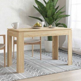 Mesa de comedor madera contrachapada roble Sonoma 120x60x76cm en Mesas de comedor | Comprar online en Foru.es