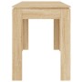 Mesa de comedor madera contrachapada roble Sonoma 120x60x76cm en Mesas de comedor | Comprar online en Foru.es