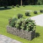 Arriate de gaviones de acero 180x50x50 cm en Macetas y jardineras | Comprar online en Foru.es