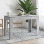 Mesa de comedor madera de ingeniería gris hormigón 120x60x76 cm en Mesas de comedor | Comprar online en Foru.es