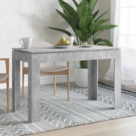 Mesa de comedor madera de ingeniería gris hormigón 120x60x76 cm en Mesas de comedor | Comprar online en Foru.es