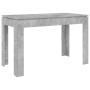 Mesa de comedor madera de ingeniería gris hormigón 120x60x76 cm en Mesas de comedor | Comprar online en Foru.es