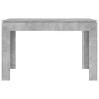 Mesa de comedor madera de ingeniería gris hormigón 120x60x76 cm en Mesas de comedor | Comprar online en Foru.es
