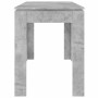 Mesa de comedor madera de ingeniería gris hormigón 120x60x76 cm en Mesas de comedor | Comprar online en Foru.es