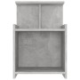 Mesita de noche madera contrachapada gris hormigón 40x35x60 cm de vidaXL, Mesitas de noche - Ref: Foro24-806183, Precio: 29,4...