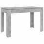 Mesa de comedor madera de ingeniería gris hormigón 120x60x76 cm en Mesas de comedor | Comprar online en Foru.es