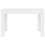 Mesa de comedor madera de ingeniería blanco brillo 120x60x76 cm en Mesas de comedor | Comprar online en Foru.es