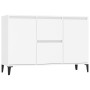 Aparador de madera contrachapada blanco 104x35x70 cm de vidaXL, Aparadores - Ref: Foro24-806112, Precio: 107,69 €, Descuento: %