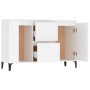 Aparador de madera contrachapada blanco 104x35x70 cm de vidaXL, Aparadores - Ref: Foro24-806112, Precio: 107,69 €, Descuento: %