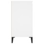 Aparador de madera contrachapada blanco 104x35x70 cm de vidaXL, Aparadores - Ref: Foro24-806112, Precio: 107,69 €, Descuento: %