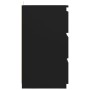 Mesita de noche madera contrachapada negro 40x35x62,5 cm de vidaXL, Mesitas de noche - Ref: Foro24-806213, Precio: 64,59 €, D...