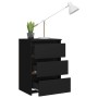 Mesita de noche madera contrachapada negro 40x35x62,5 cm de vidaXL, Mesitas de noche - Ref: Foro24-806213, Precio: 64,59 €, D...
