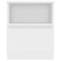 Mesitas de noche 2 uds madera contrachapada blanco 40x40x50 cm de vidaXL, Mesitas de noche - Ref: Foro24-806158, Precio: 66,2...