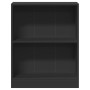 Estantería madera de ingeniería negro 60x24x76 cm en Librerías y estanterías | Comprar online en Foru.es