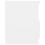 Mesitas de noche 2 uds madera contrachapada blanco 40x40x50 cm de vidaXL, Mesitas de noche - Ref: Foro24-806158, Precio: 66,2...