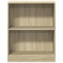 Estantería madera de ingeniería roble Sonoma 60x24x76 cm en Librerías y estanterías | Comprar online en Foru.es
