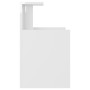 Mesita de noche madera contrachapada blanco brillo 40x35x60 cm de vidaXL, Mesitas de noche - Ref: Foro24-806187, Precio: 36,2...