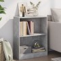 Estantería madera de ingeniería gris hormigón 60x24x76 cm en Librerías y estanterías | Comprar online en Foru.es